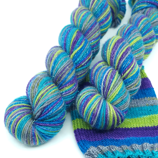 Blue Ridge Beauty -- Matchy Matchy Shiny Sock