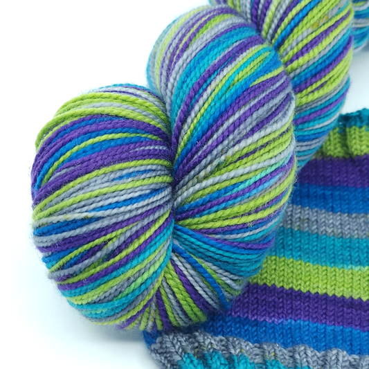 Blue Ridge Beauty, Jitterbug Fingering