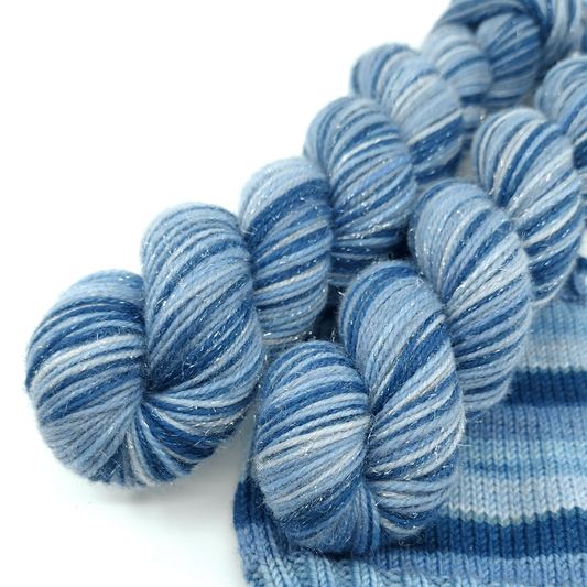 Denim -- Matchy Matchy Shiny Sock