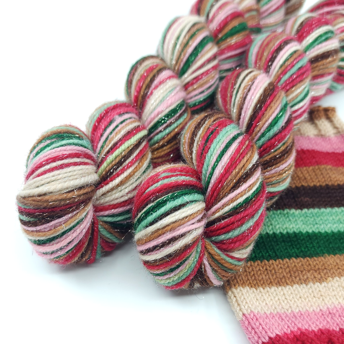 Gingerbread House -- Matchy Matchy Shiny Sock