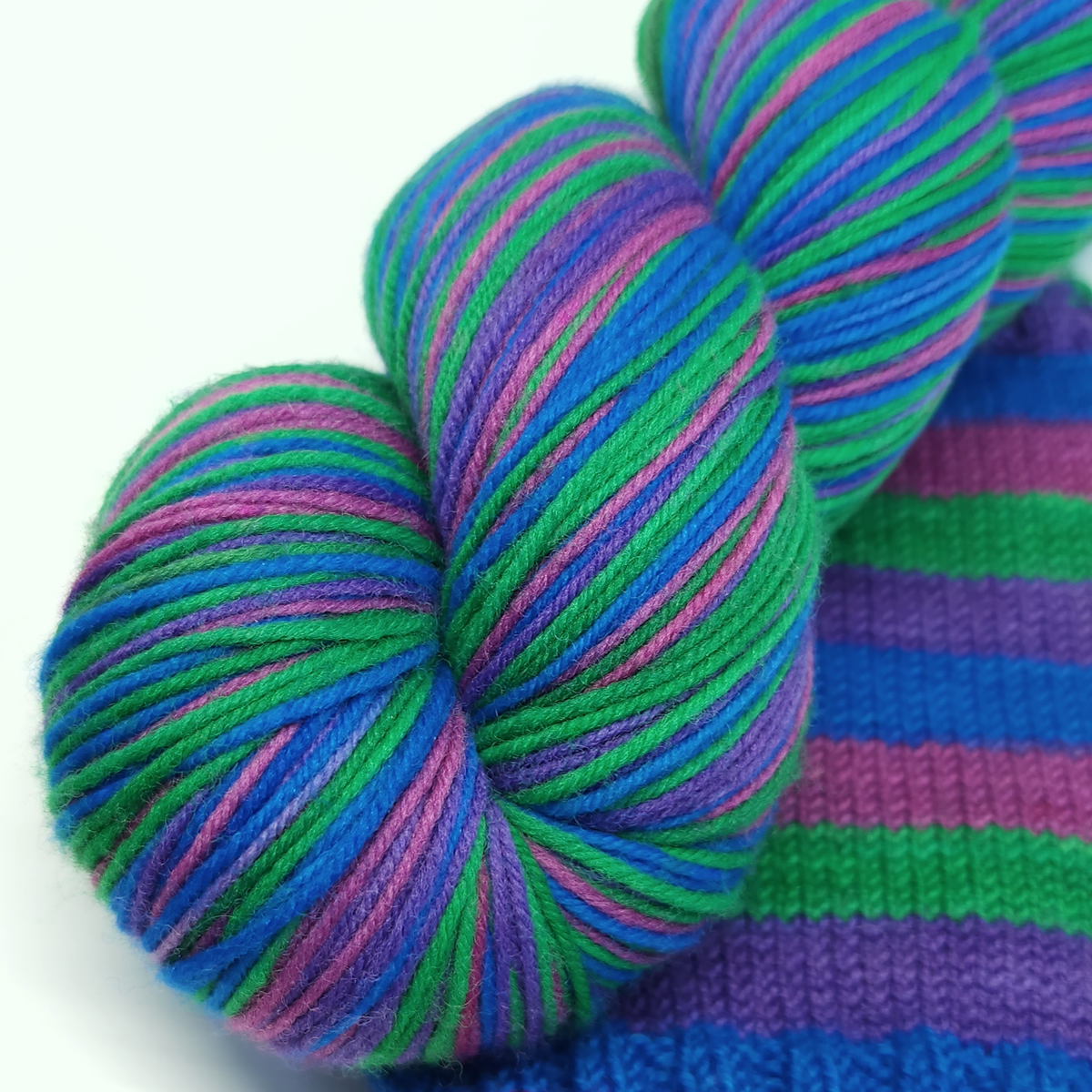 Hand dyed self striping sock yarn -- Sturdy Sock – Hinkston Handmade