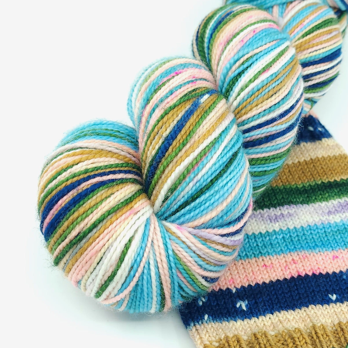Southern Charm, Jitterbug Fingering, Self Striping Yarn