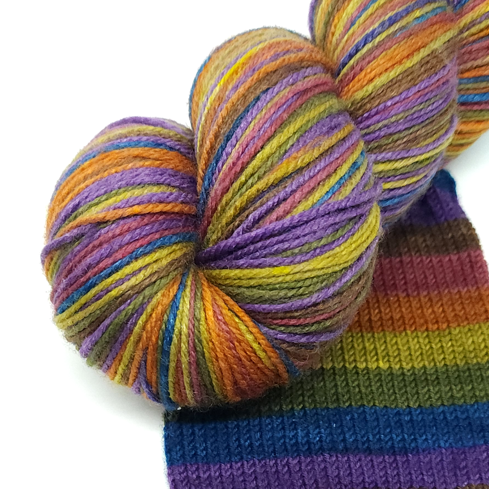 Woodland Rainbow -- Silky Sock